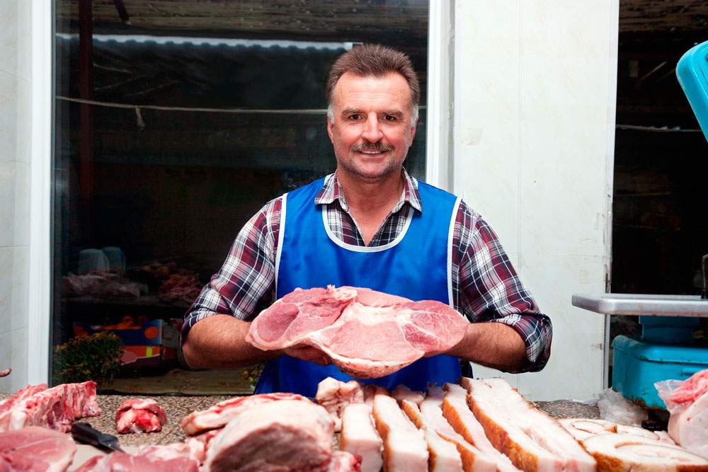 Proveedor de carne en Murcia mostrando su género